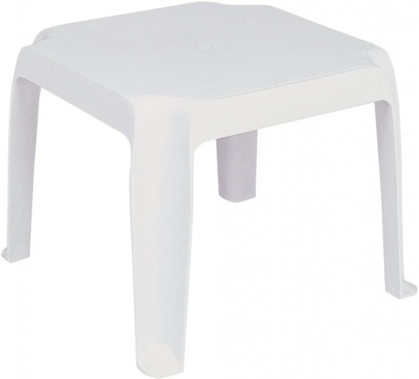 Столик для шезлонга пластиковый Zambak,  белый