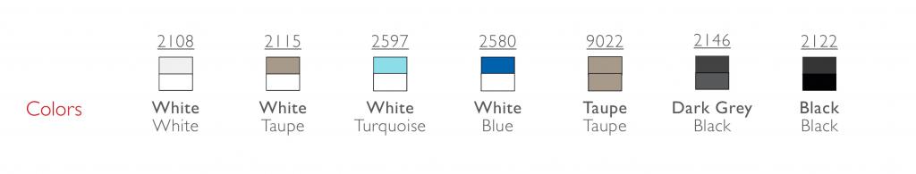 Шезлонг-лежак пластиковый, Pacific, 1930х680х350 мм, белый, голубой