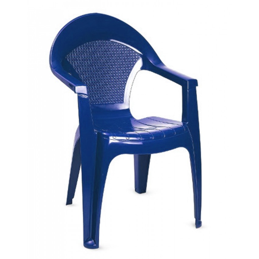 Пластиковое кресло "PL Барселона" синее