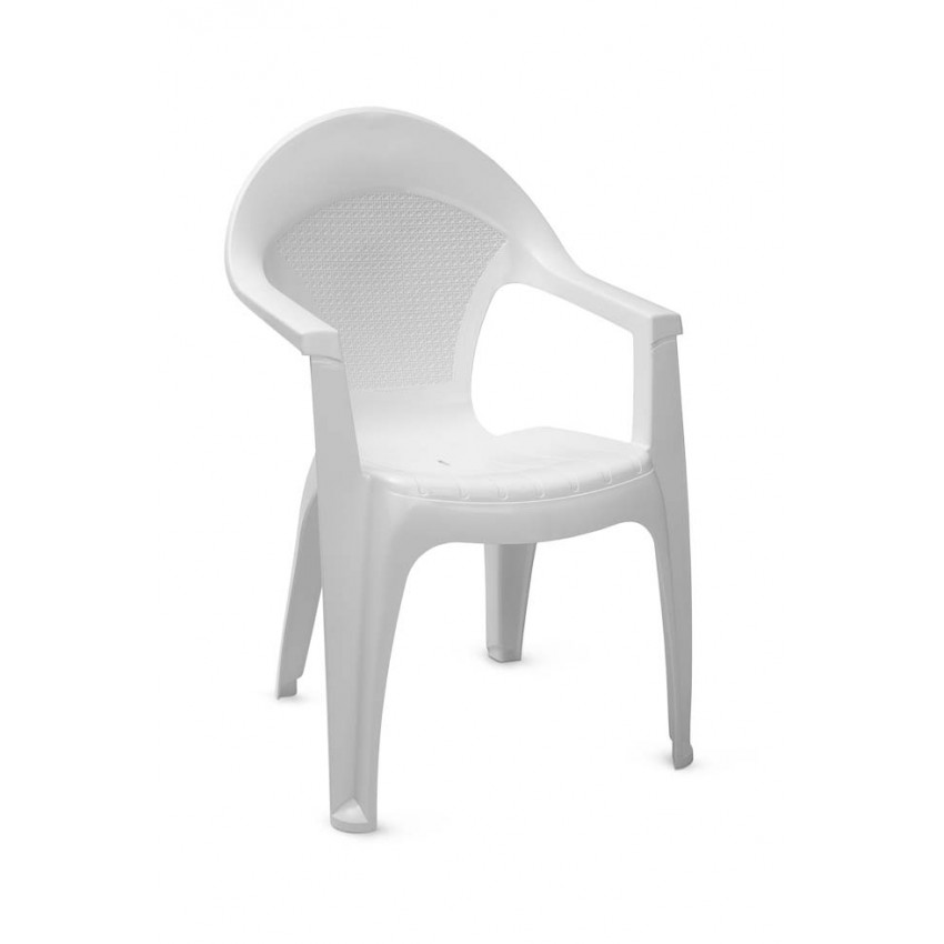 Пластиковое кресло "PL Барселона" белое