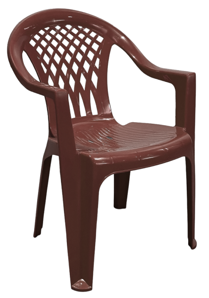 Кресло пластиковое "LX Лето" шоколад