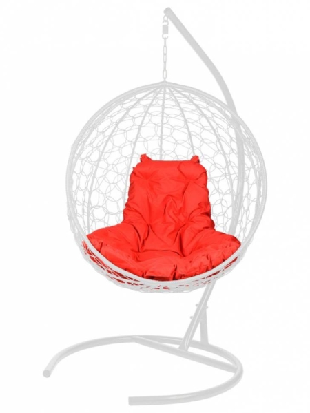 Подушка для одноместного подвесного кресла красная