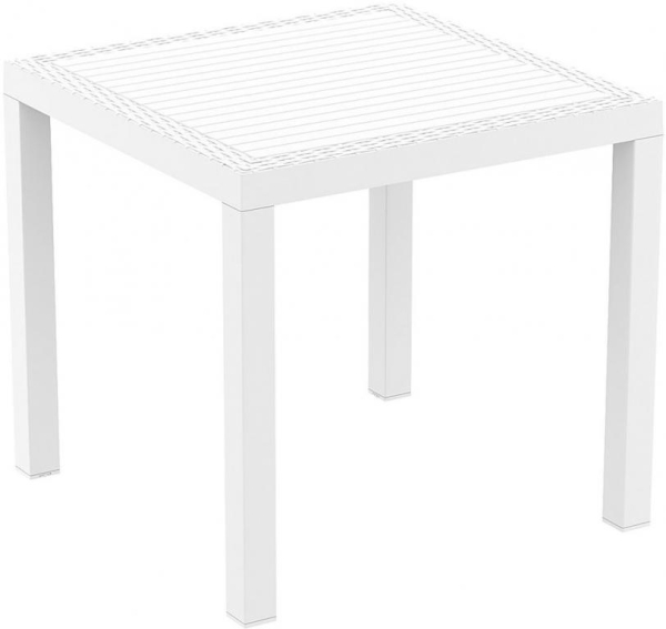 Стол пластиковый, Orlando 80, 800х800х750 мм,  белый