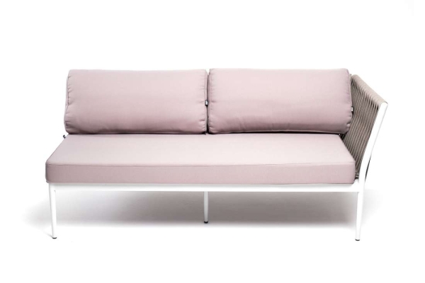 "Касабланка" модуль диванный левый, каркас из алюминия